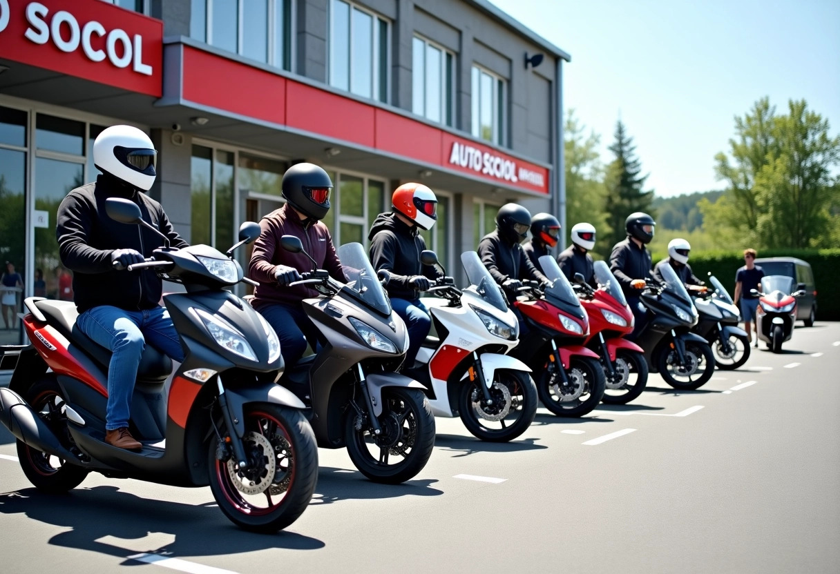 auto-école  moto